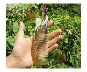 Meilleur prix Peigne à cheveux en corne de buffle de haute qualité pour salon de massage à usage domestique - Product Image 1