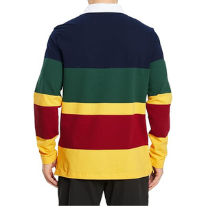 2025 nouveaux hommes européens américains transfrontaliers pour Polo Slim Fit couleur assortie Sport loisirs POLO par robe Sports - Product Image 4