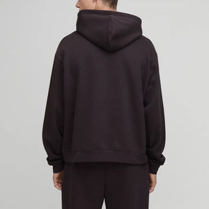 Sudadera con Capucha Personalizada para Hombre, 100% Algodón, con Cierre y Bordado, OEM/ODM, Corte Regular, Ropa Casual de Invierno, Estilo Hip Hop, Teñido Liso - Product Image 5