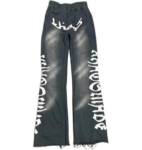 Conjunto de Sudadera con Capucha y Pantalones Deportivos para Hombre, Estilo Desgastado con Bordado, Lavado Ácido, Trajes Deportivos de Invierno para Hombre con Opción de Marca Privada - Product Image 3