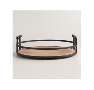 เสิร์ฟพร้อมกับความหรูหราโดยใช้ถาดไม้มะม่วงพรีเมี่ยมพร้อมด้ามจับที่ตัดเหมาะสำหรับตกแต่งบ้านในราคาขายส่ง - Product Image 4