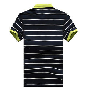 Polo informal para hombre al por mayor, camisa deportiva de manga corta y talla grande, camisa polo de algodón y poliéster de alta calidad - Product Image 3