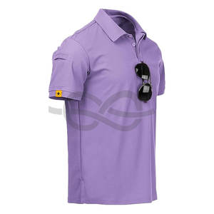 Camiseta Polo para hombre para rendimiento de golf, tela elástica, movimiento de humedad, ropa transpirable de moda, marca Oem - Product Image 1