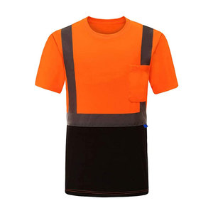 เสื้อทำงานเสื้อยืดผู้ชายแห้งเร็วเสื้อใส่ทำงานความปลอดภัยทางถนนราคาถูกเสื้อสะท้อนแสงสำหรับใส่ทำงาน - Product Image 1