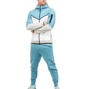 ชุดวอร์ม2025แฟชั่นสำหรับผู้ชายชุดวอร์มผ้าฝ้ายเนื้อเรียบสำหรับผู้ชาย - Product Image 1