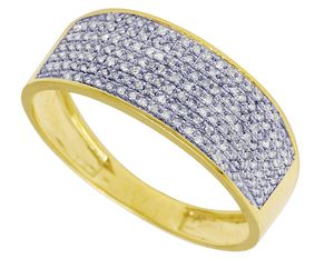 แหวนเพชรสไตล์ฮิปฮอปสีเงิน VVS S925แบบมีเอกลักษณ์ประดับเพชรโมอิสสำหรับผู้ชาย - Product Image 3