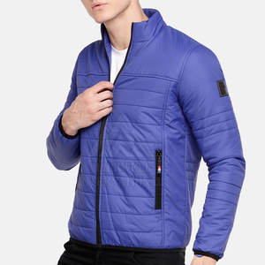 Veste matelassée avec logo personnalisé pour hommes, veste d'hiver en duvet à manches longues, dernier style sur mesure, pour hommes - Product Image 3