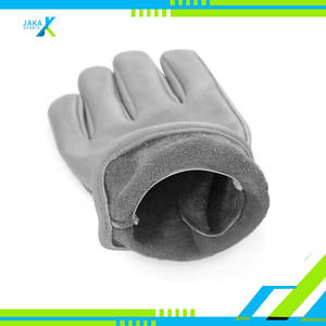Guantes de trabajo de pantalla táctil de cuero para hombre y mujer, guantes de seguridad de trabajo resistentes a cortes de invierno de piel de vaca reforzada duradera - Product Image 6