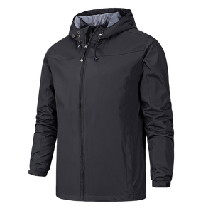 Men's Lightweight Hooded Windbreaker - Waterproof & Windproof <b>Jacket</b> for <b>Hiking</b> & Outdoor Activities - Product Image 5