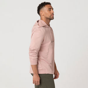 Pull-over à capuche classique pour hommes, sweat-shirt en molleton à manches longues, pull basique d'hiver, service OEM solide - Product Image 4