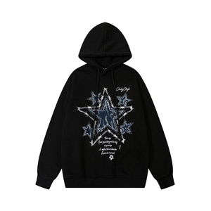 Sudaderas con capucha de hombre de moda de alta calidad al por mayor superior 100% algodón de manga larga sudaderas con capucha de gran tamaño personalizadas - Product Image 6