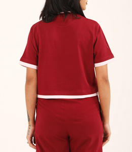 Camisetas de Golf Personalizadas al por Mayor para Mujer, Corte Regular, Logotipo Bordado, Secado Rápido, Transpirables para Verano - Product Image 3