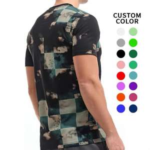 T-shirts pour hommes 100% coton de haute qualité avec sublimation de logo personnalisé et motif de lettres - Product Image 2