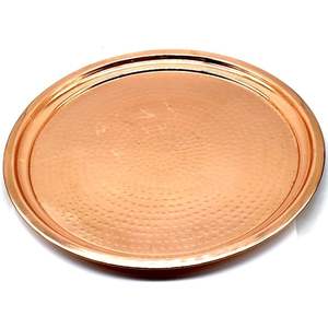 Elegante Bandeja de Servicio de Cobre para Regalo, Regalo de Boda, Bandeja de Servicio de Cobre, Regalo Festivo, Juego de Bandejas de Servicio de Cobre a Bajo Precio - Product Image 6