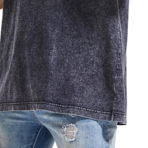 เสื้อยืดลายฟอกสีสไตล์วินเทจทรงโอเวอร์ไซส์สำหรับผู้ชาย เสื้อยืดลายฟอกสีสไตล์วินเทจทรงโอเวอร์ไซส์สำหรับผู้ชาย - Product Image 6