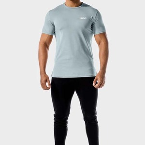 Camisetas de Hombre de Talla Grande, Corte Regular, Impresión de Logotipo Personalizado, 100% Algodón, Manga Corta, Ropa Deportiva, Secado Rápido, Transpirable - Product Image 6