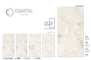 CUBIX BEIGE Carreaux d'intérieur en porcelaine polie 9mm 600x1200mm / 24X48 Design classique moderne Premium Firebrick antidérapant - Product Image 2