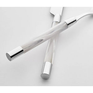 Ensemble de couverts élégants en acier inoxydable avec manche en os, parfait pour les dîners élégants et les ustensiles de cuisine de restaurant, provenant d'Inde - Product Image 2