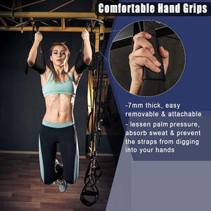 Professional Premium Quality Weight Lifting Ab <b>Straps</b> Custom Logo <b>Gym</b> Workout Pull Up <b>Straps</b> - Product Image 3