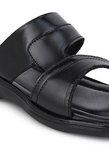 Men's Leather Slip On Sandals Luxury Casual <b>Slippers</b> Durable Anti Slip Soft Sole Open Toe <b>Summer</b> Outdoor Indoor Footwear Bulk - Product Image 6