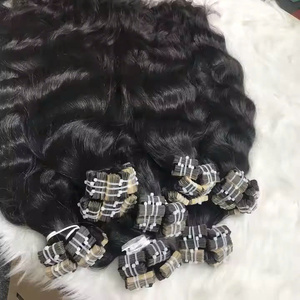 Vente en gros d'extensions de cheveux humains vierges vietnamiens véritables décolorés épais à la fin ruban droit-en couleur plus foncée uniquement les vendeurs - Product Image 4