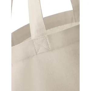 Sacs fourre-tout promotionnels en coton biologique teint naturellement, sacs de courses durables pour le merchandising - Product Image 3