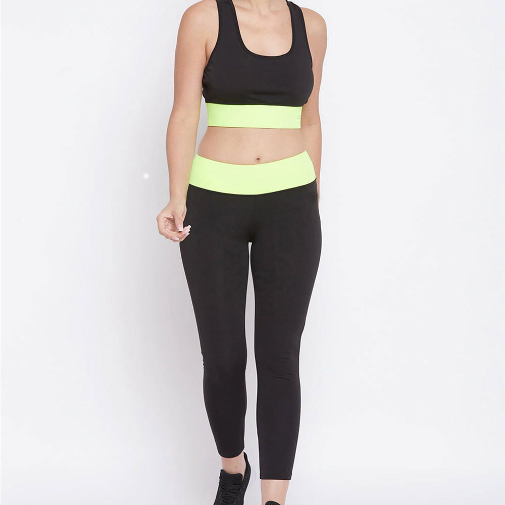 2026 New Style Women Seamless Solid Yoga Set 2 Piece Mid Waist Leggings Sports Bra Gym Workout Custom Logo Set