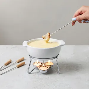 Ensemble de fondue BOSKA pour merchandising personnalisé, double chauffe-eau pour un fromage et un chocolat parfaitement fondus - Product Image 2