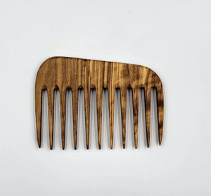 หวีไม้เก็บขนไม้จันทน์ธรรมชาติหวีซี่กว้างป้องกันไฟฟ้าสถิตย์กระเป๋าเล็กๆแบบพกพาจากอินเดีย - Product Image 2