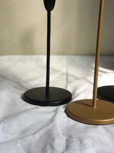 Bougeoir style nordique moderne, chandelier en métal, support de bougie de luxe pour décoration de maison - Product Image 3