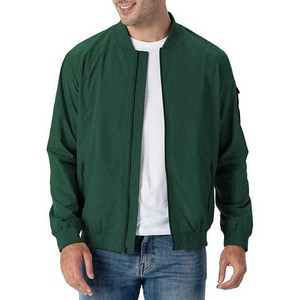 Venta caliente Slim Fit Venta al por mayor de cremallera personalizada High Street Wear Men's Bomber Jacket Oversize Casual Sports Wear Bomber Jackets Winter - Product Image 2
