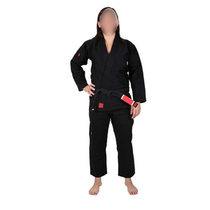 Color negro personalizado hecho entrenamiento lucha desgaste Tasa de fábrica gran oferta artes marciales desgaste Judo uniforme - Product Image 1
