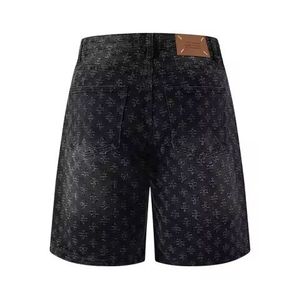 2025 Wholesale 100% Cotton OEM Custom Logo Casual Solid Vintage Washed Breathable Quick-Dry Oversized <b>Men</b> Denim <b>Jean</b> Shorts - Product Image 5