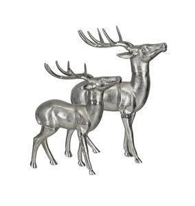 Reno Metálico con Acabado Negro, Adorno Navideño Moderno para Sala de Estar y Eventos - Product Image 6