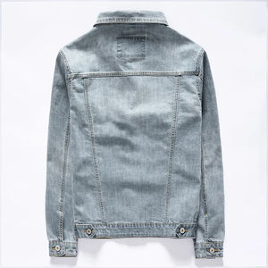 Veste en jean d'hiver haut de gamme pour hommes, personnalisée, vintage, respirante, écologique, OEM, sur mesure, vente en gros - Product Image 6