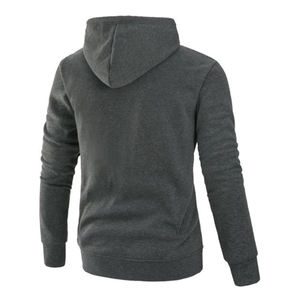 Sweat à capuche tendance pour hommes, manches longues, en coton doublé polaire, poche latérale décontractée, sweat à capuche pour hommes, capuche graphique - Product Image 6