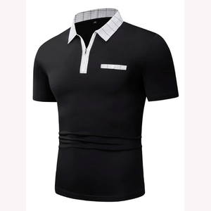 Nuevo Polo de verano para hombre, Polo de manga corta, camisa de cuello alto a la moda para hombre, camisas transpirables cómodas - Product Image 1