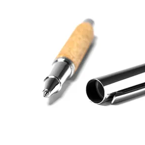 Penna Roller Personalizzata con Base in Sughero per Gadget Promozionali - Product Image 2