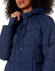 2022 surdimensionné femmes longue doudoune grande taille décontracté chaud coupe-vent manteau avec col montant et fermeture éclair - Product Image 2