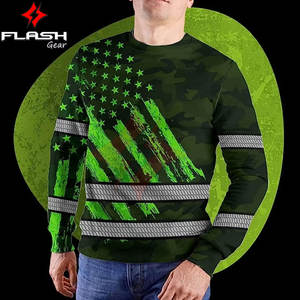 Camiseta Reflectante para Deportes, para Hombre y Mujer, Yoga, Rave, Baile, ANSI Clase 1, Impermeable, con Logotipo Personalizado, Camiseta de Trabajo al por Mayor - Product Image 4