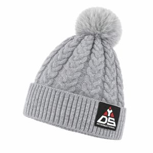 Winter Cable Knit Beanie <b>Hat</b> with Custom Logo Or Label Unisex <b>Warm</b> Stretchable Knitted Beanie For Unisex - Product Image 5