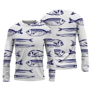 Camisetas de Pesca de Manga Larga con Impresión por Sublimación, en Venta, Material de Poliéster y Spandex - Product Image 1