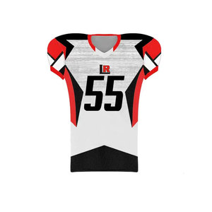 Uniforme de Fútbol Americano Personalizado al por Mayor, de Calidad Única, para Hombre Adulto, 100% Poliéster, Transpirable, de Secado Rápido, Talla Grande - Product Image 2