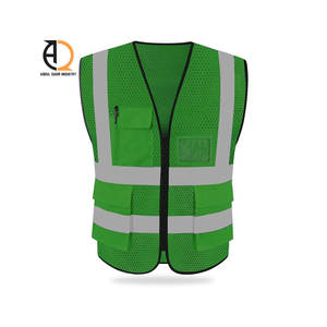 Chaleco de Seguridad con Logotipo Personalizado, Uniforme de Construcción, Ropa de Trabajo, Chaleco Reflectante de Alta Visibilidad con Bolsillos - Product Image 2