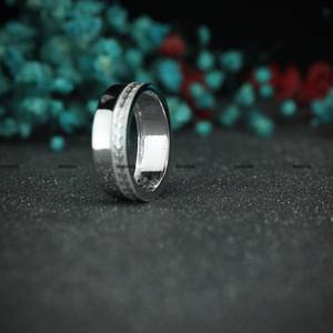 Custom Luxury <b>Mens</b> 925 Sterling <b>Silver</b> Wedding & Engagement <b>Ring</b> Fine Jewelry Gift by Phoenix Enterprise for Birthday Anniversay - Product Image 1