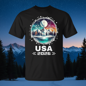 T-shirt de sport d'hiver pour l'équipe des États-Unis 2026 - Vêtements promotionnels Go United States USA 2026 - Product Image 3