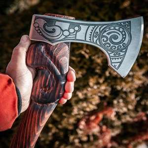 Top mejor alta calidad personalizado hecho a mano cocina Chef cuchillo Pizza hacha tipo Damasco acero cocina Pizza cortador con Funda de cuero - Product Image 1