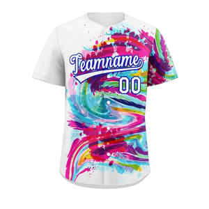 Nouveau maillot de baseball de qualité supérieure USA taille sublimé imprimé Logo nom hommes cousu maillot de baseball personnalisé - Product Image 5