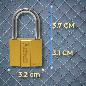 Lucchetto Intelligente di Sicurezza da 32 mm in Lega di Zinco e Alluminio con Gancio, Cilindro in Ottone e Funzione Impermeabile - Product Image 3