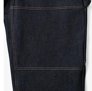 กางเกงผ้ายีนส์ขาตรงขากว้างสำหรับผู้ชายกางเกงทรงหลวมสีบริสุทธิ์ผลิตตามสั่งฤดูใบไม้ผลิฤดูใบไม้ร่วง - Product Image 5